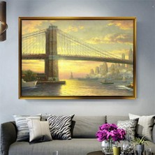 Giyense Altın Çerçeveli Dekoratif Tablo C1916