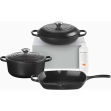 Le Creuset 3 Parça Döküm Tencere Başlangıç Seti
