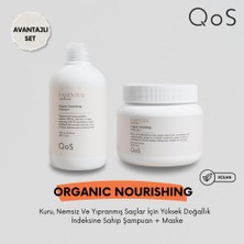 Qos Essential Routine Organic Nourishing Şampuan 450 ml + Maske 450 ml Set