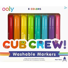 Ooly  Karışık Ooly Cub Crew Yıkanabilir 8'li Keçeli Kalem