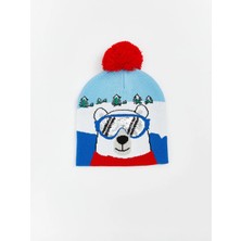 LC Waikiki Lcw Accessorıes Karışık Ponponlu Erkek Çocuk Bere Renkli Kış Sezonu İçin Tasarlandı