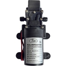 HB 12V-DC - Ilaçlama Pompası Motoru, Hidrofor Karavan Tekne 2.2 Amper ( Akü ile Kullanılabilir)