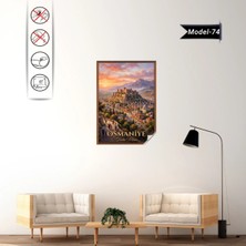 Akıllı Kağıt Türkiye Iller Tablo - Poster Osmaniye (Model-74)