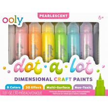 Ooly  Pastel Ooly Dot-A-Lot 8'li Boya Tüpleri - Sedefli Renkler
