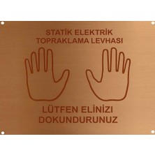 Uzunoğlu Bakır Statik Elektrik Bakır Topraklama Levhası Çft El Yatay 200X250X1MM