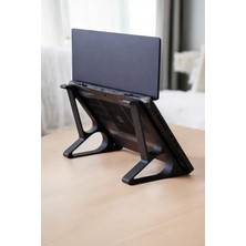 Baalaa 3dbaskı-2 Kademeli Dikey Laptop Standı–dayanıklı Plastik Notebook Tutucu-Masaüstü Stand