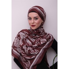 Eyşan İpek Vibrant Floral Desenli Dijital Soft Şal