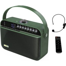 Talk Bag TB-100G Taşınabilir Şarjlı Bluetooth Hoparlör (Headset Mikrofonlu)