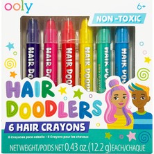 Ooly  Karışık Ooly Hair Doodlers 6'lı Saç Boyama Kalemi