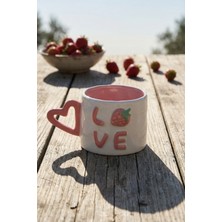 Acar Heart Love Porselen Kupa - 360 ml