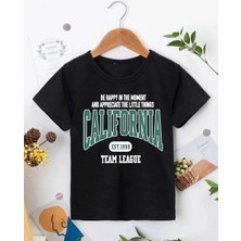 Freedom Baskılı T-Shirt - Siyah -