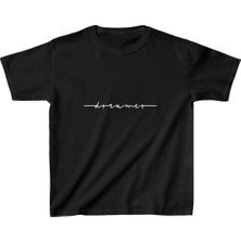 Freedom Baskılı T-Shirt - Siyah -
