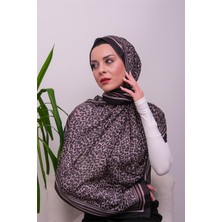 Eyşan İpek Leopar Desenli Dijital Soft Şal