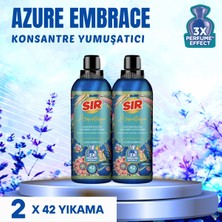 Sır 2 Adet Aromatique Konsantre Çamaşır Yumuşatıcısı Azure Embrace 3x Parfüm Etkisi (750 ml x 2 Adet)