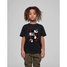 Freedom Baskılı T-Shirt - Siyah -