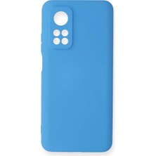 Lims Store Newface Xiaomi Mi 10T Kılıf Nano Içi Kadife Silikon - Mavi