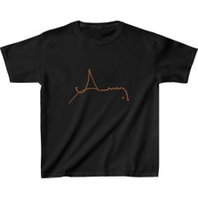 Freedom Baskılı T-Shirt - Siyah -