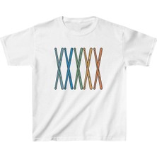 Freedom Çocuk Baskılı T-Shirt - Beyaz