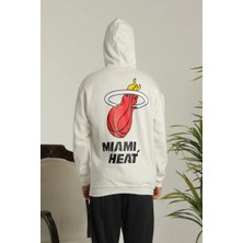 Freedom Oversizekapüşonlu Sweatshirt –sırt ve Ön Baskılı Siyah Beyaz -