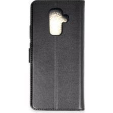 Lims Store Newface Samsung Galaxy J8 Trend S Plus Kapaklı Kılıf - Siyah