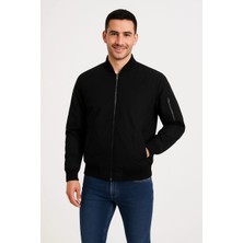 Freedom Bomber Mont Ceket - Siyah -