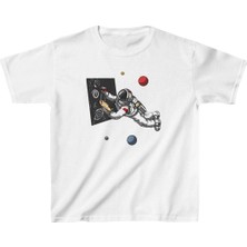 Freedom Çocuk Baskılı T-Shirt - Beyaz