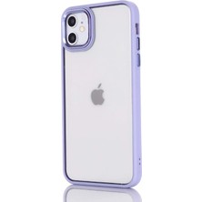 General Ally iPhone 12 - 12 Pro 6.1inç Kılıf Parlak Renkli Çerçeveli Ultra Lüx Tpu Silikon KILIF-(5775)