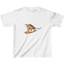 Freedom Çocuk Baskılı T-Shirt - Beyaz