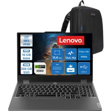 Lenovo Loq 15IRX10 Intel Core I5-14500HX 16GB Ddr5 256GB SSD RTX5060/8GB 100W 15,6 Inç Full Hd (1920X1080) IPS 300 Nit %100 Srgb, 144 Hz Freedos Gaming Bilgisayar 83JE012LTRF01+ZETTAÇANTA