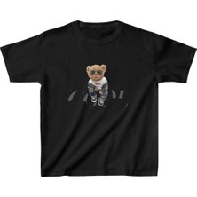 Freedom Baskılı T-Shirt - Siyah -