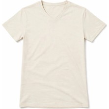 Freedom Genç Kız Çocuk V Yaka Tişört Model - Taş