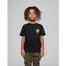 Freedom Baskılı T-Shirt - Siyah -