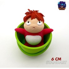 Neptune3D Deniz Kızı Ponyo Balık Formu Figürü (Ponyo On The Cliff By The Sea)