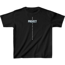 Freedom Baskılı T-Shirt - Siyah -