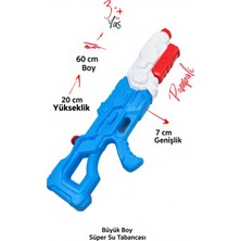 Shoplandu Büyük Boy Pompalı Mega Su Tabancası 60 cm