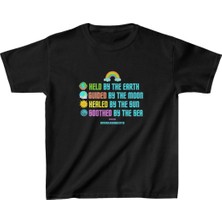 Freedom Baskılı T-Shirt - Siyah -