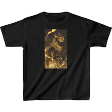 Freedom Baskılı T-Shirt - Siyah -