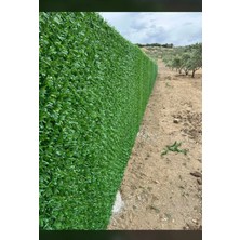 Msy Garden Fenc Dekoratif Çim Çit Paneli 160 cm x 5 mt - Bahçe Duvarı Gizleme ve Gölgelik Yapay Sarmaşık Panel