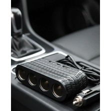 MiraLive Araç Çakmak Çoklayıcı USB ve Type C Destekli Güçlü ve Güvenli Kullanım