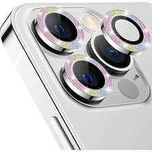 General Ally Iphone 12 Pro Max 3D Metal Çerçeveli Kamera Lens KORUYUCU-(5775)