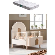 Setay Mdf Beşik, Venüs Büyüyen Beşik + 1 Adet Comfort Yatak 90X130