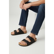 Twigy Ortopedik Taban Rahat Tokalı Erkek Terlik