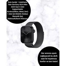 Sq-16 Mini Series 10 Akıllı Saat – 3 Kordon + Hediye Bileklik Veralya Tech