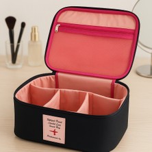 Pazar Kapısı Seyahat Tipi Bölmeli Makyaj Kozmetik Çantası Organizer