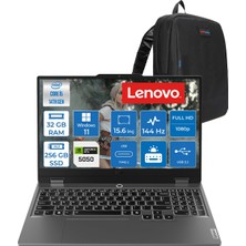 Lenovo Loq 15IRX10 Intel Core I5-14500HX 32GB Ddr5 256GB SSD RTX5050/8GB 100W 15,6 Inç Full Hd (1920X1080) IPS 300 Nit %100 Srgb, 144 Hz WIN11HOME Gaming Bilgisayar 83JE0128TRH11+ZETTAÇANTA