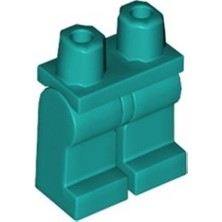 LEGO Minifigure Decorated Legs 970C00 Dark Turquoise