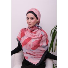 Eyşan İpek Majestic Leaf Desenli Dijital Soft Şal