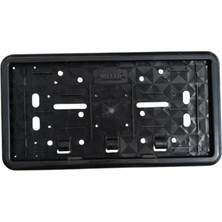 Çerçeveli Dikdörtgen  Plakalık Plaka Altlığı Siyah 32X17CM 1 Adet Veralya Tech