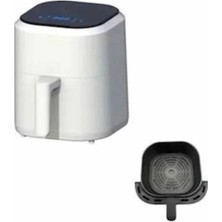 Hava Fritözü 4l Airfryer Pratik Uzun Ömürlü Yağsız Pişirme Taşınabilir Veralya Tech