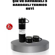 Veralya 500 ml Paslanmaz Çelik Termos Seti – Sızdırmaz, Vakumlu, Isı Koruma Özellikli, Taşınabilir